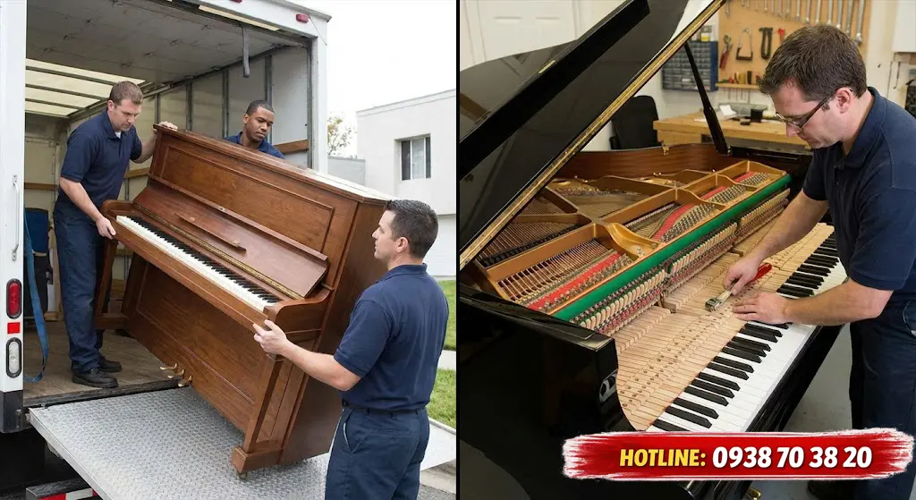 Dịch vụ vận chuyển và sửa chữa piano