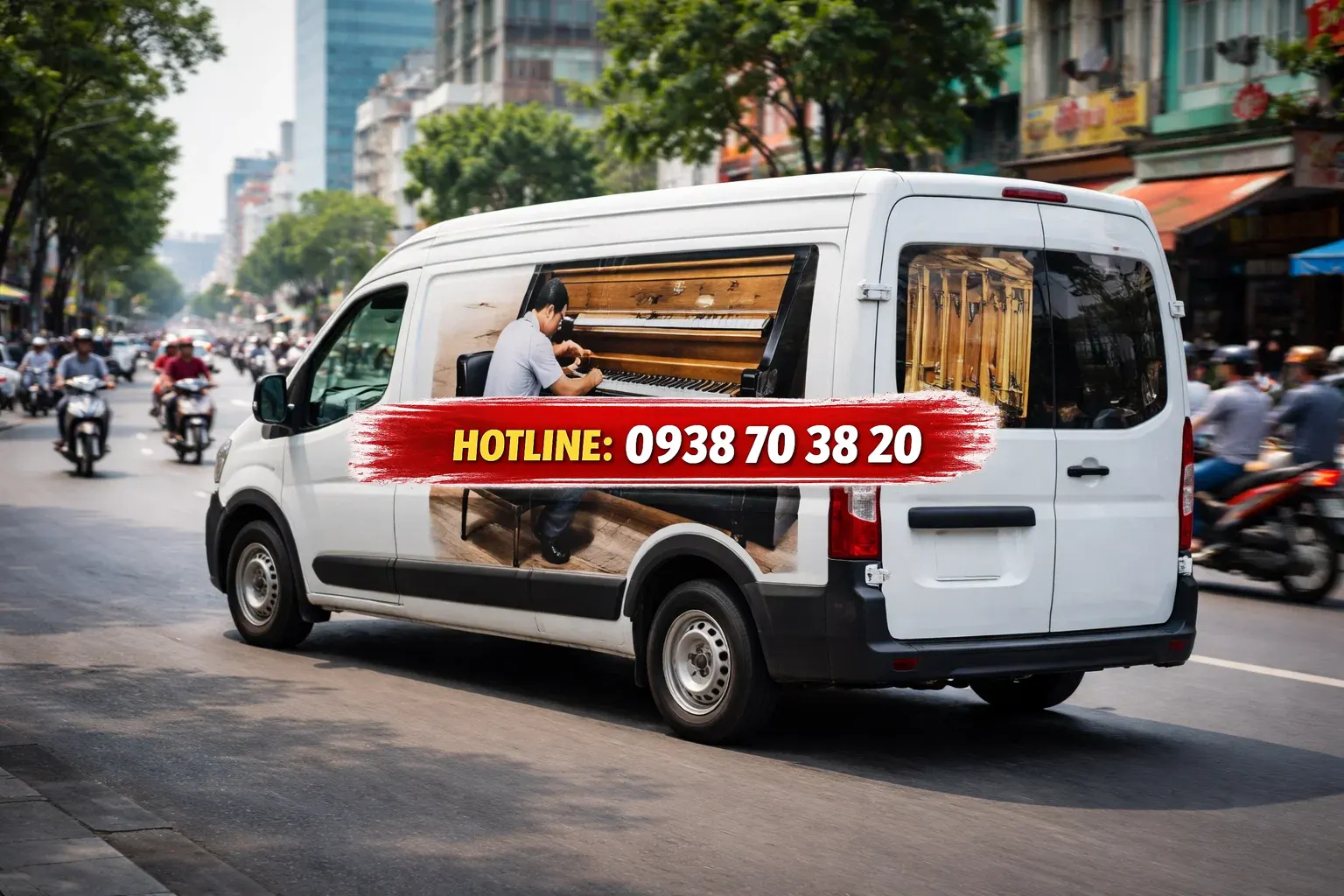 Khu vực sửa chữa piano tại TPHCM và các tỉnh lân cận