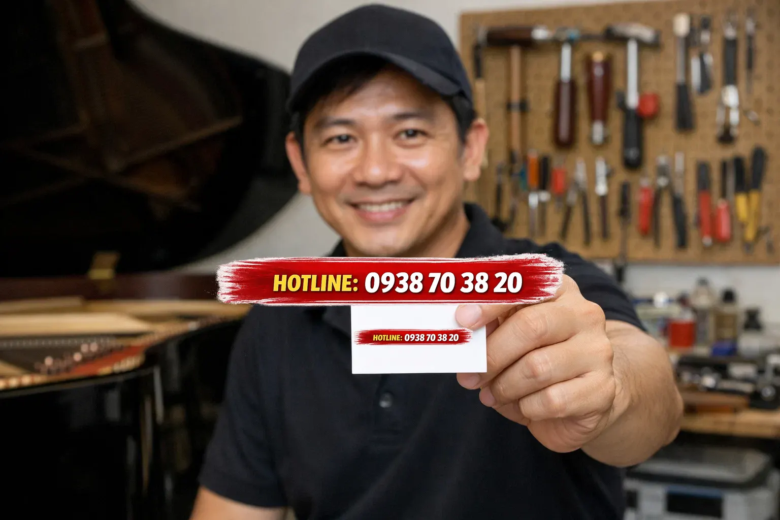 Liên hệ lên dây piano tại TPHCM