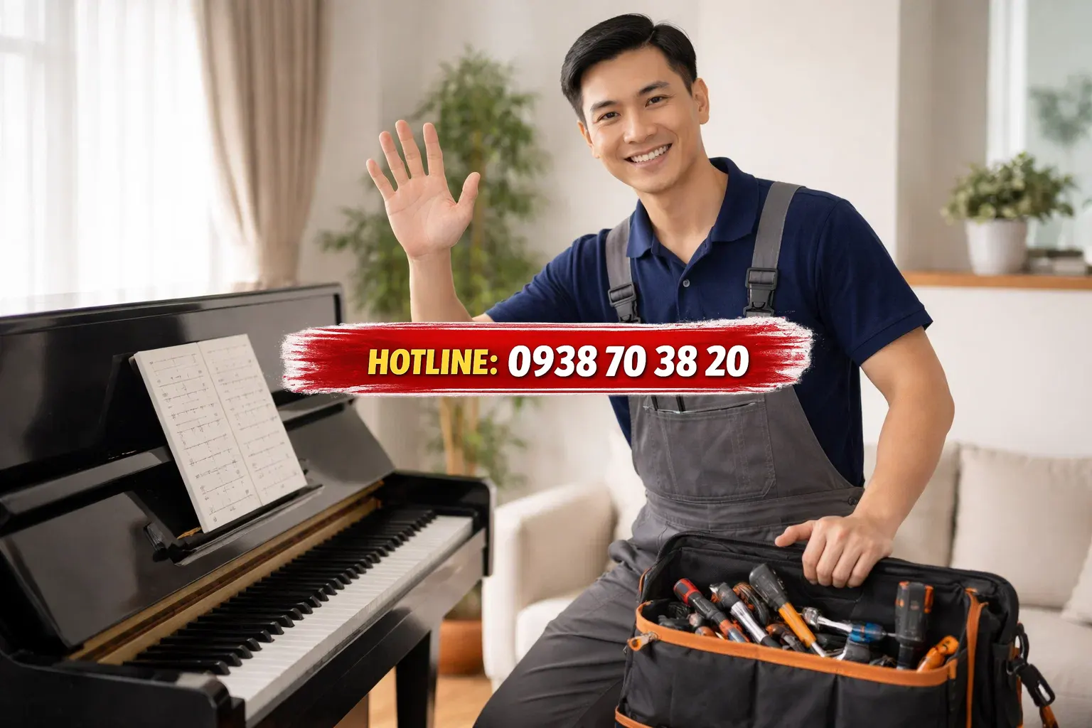 Liên hệ sửa chữa piano tại TPHCM