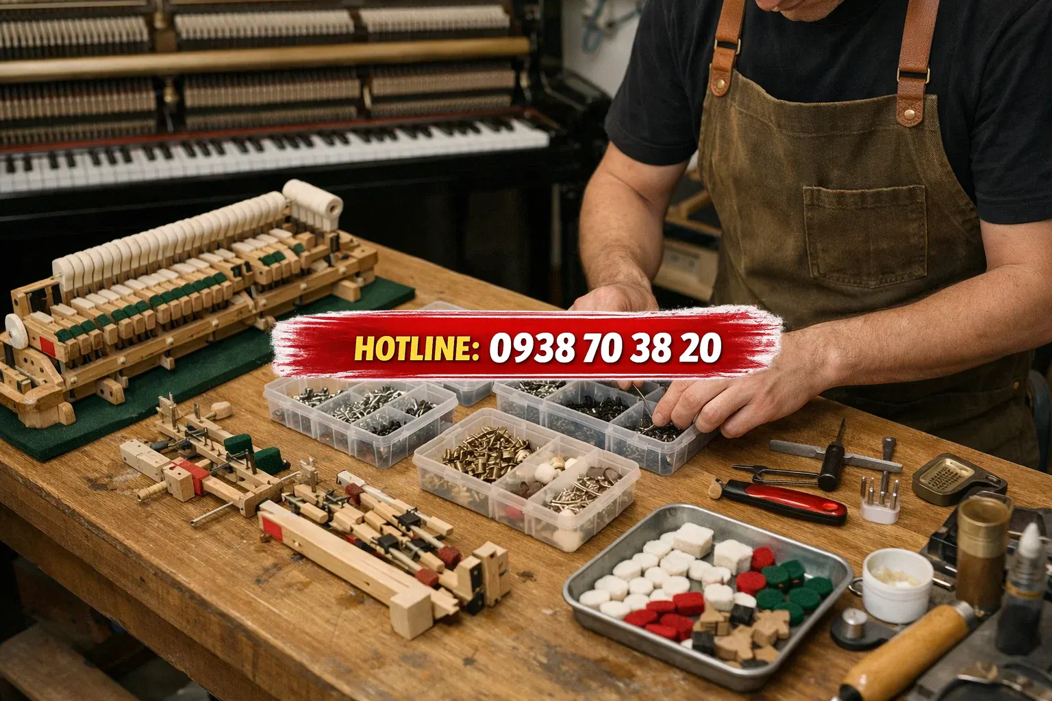 Quy trình sửa chữa piano