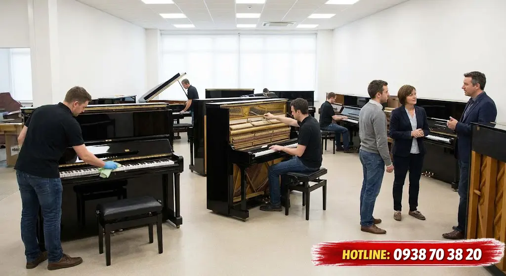 Quy trình thu mua piano