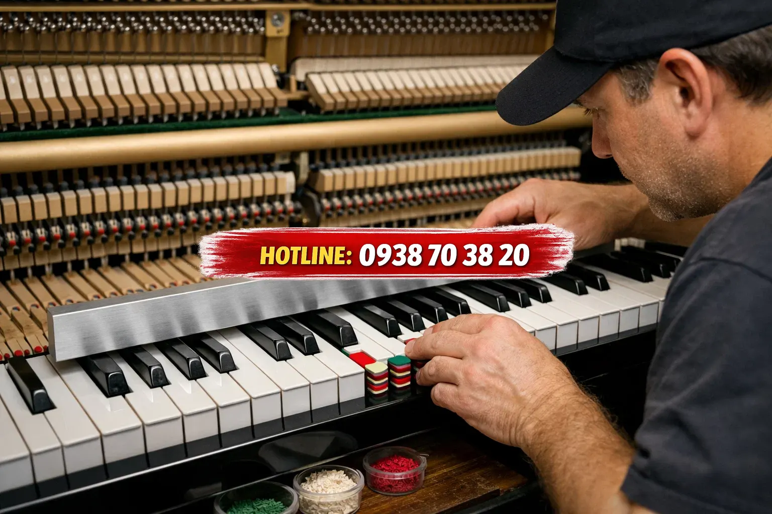 Sửa phím piano Yamaha