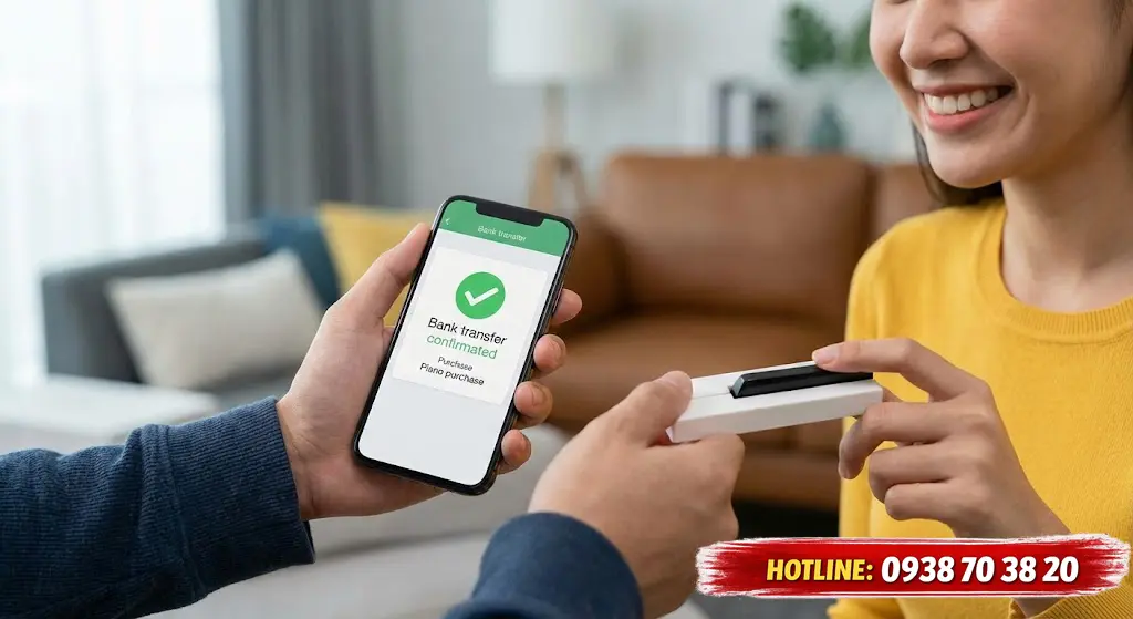 Thanh toán thu mua piano