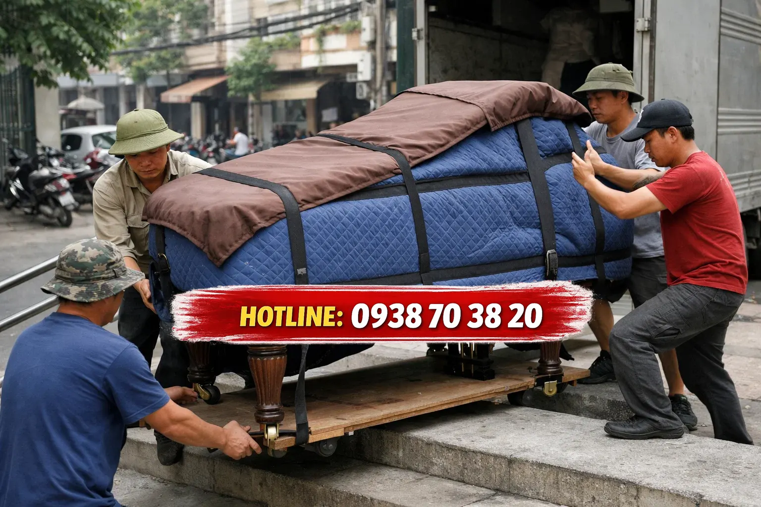 Vận chuyển grand piano Steinway