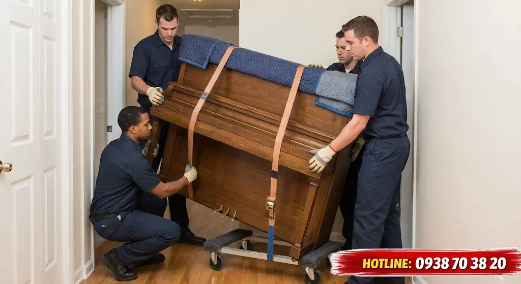 Vận chuyển piano an toàn