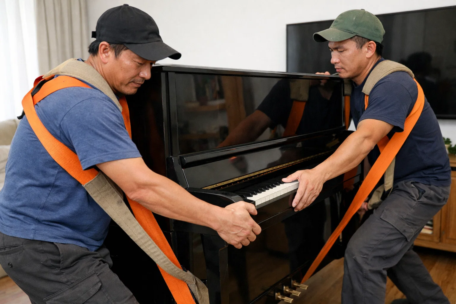 Vận chuyển piano upright - piano đứng