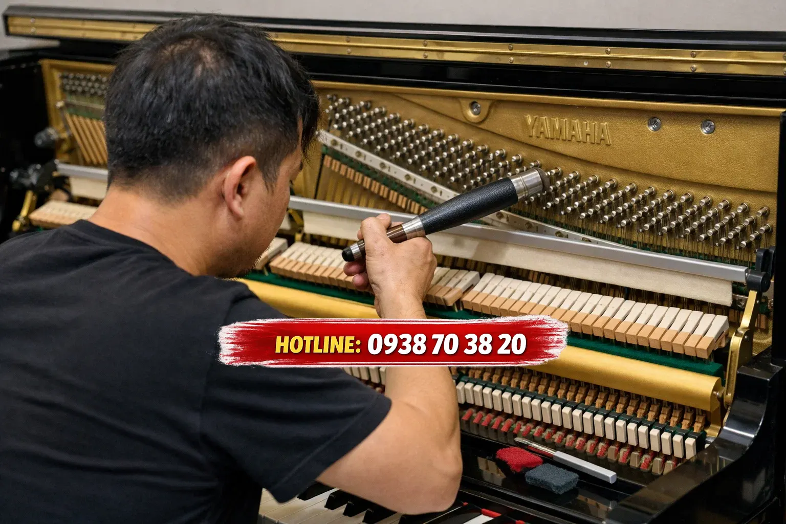 Dịch vụ lên dây đàn piano tận nơi tại khu đô thị Quận 9