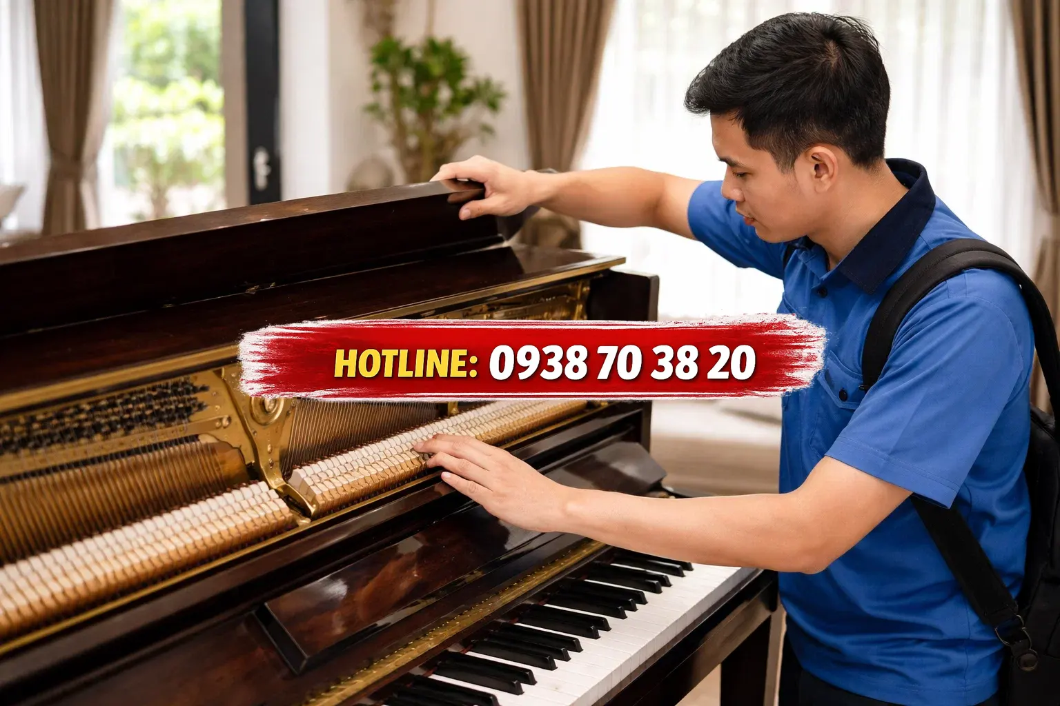 Đội ngũ vận chuyển piano chuyên nghiệp tại nhà phố Gò Vấp