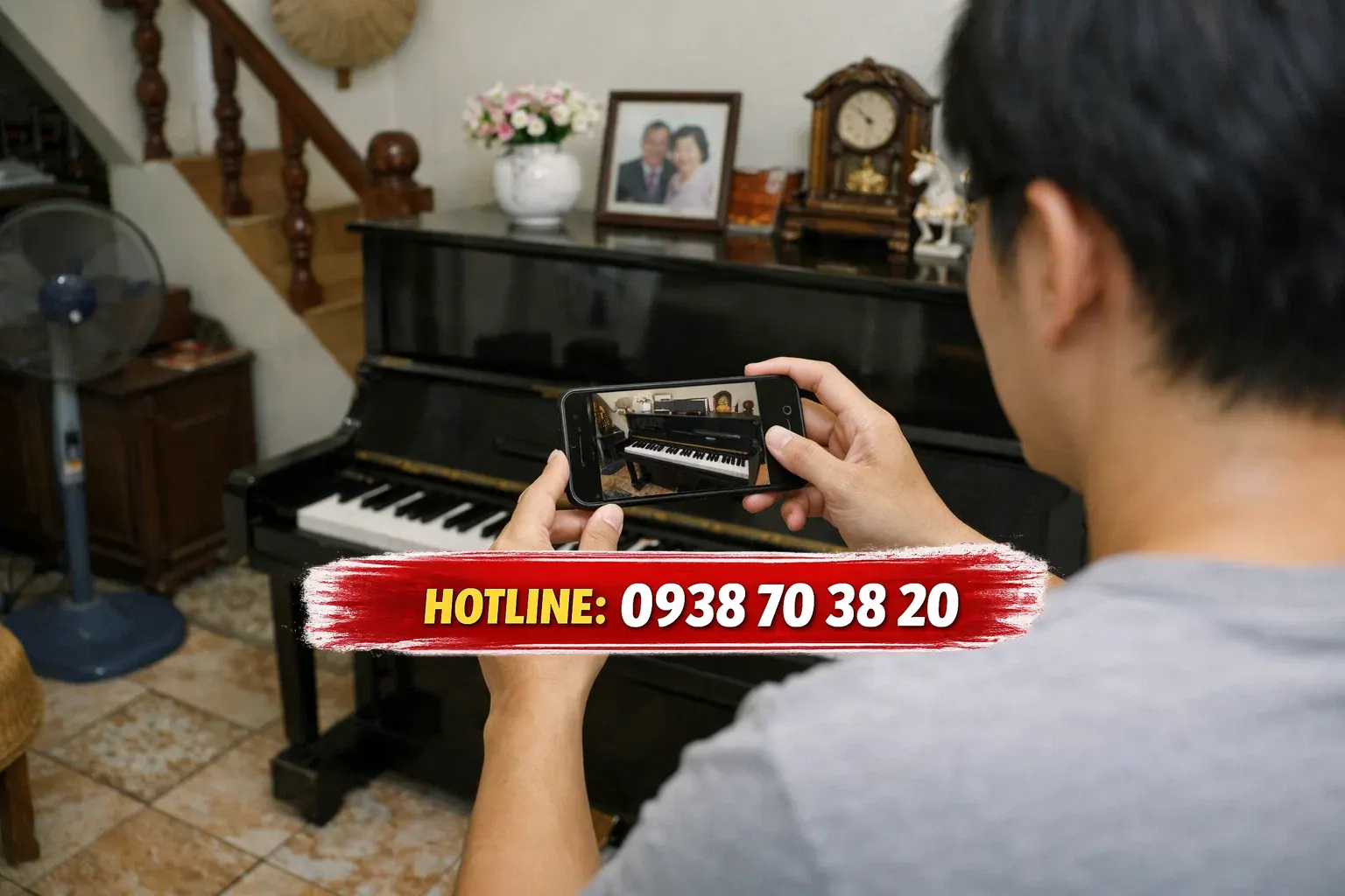 Đội ngũ vận chuyển piano chuyên nghiệp tại nhà vườn Củ Chi